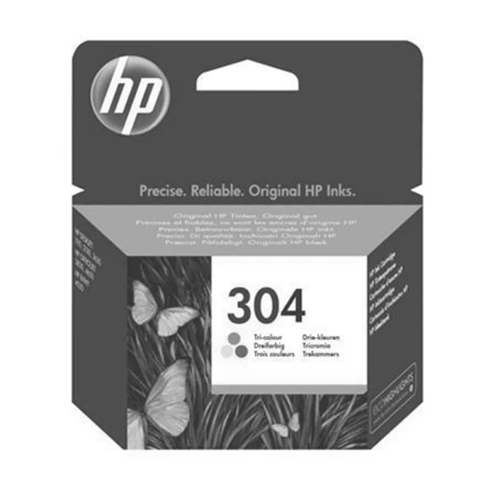 Hauptproduktbild HP originální ink N9K05AE, HP 304, Tri-color, 100str., HP DeskJet 2620,2630,2632,2633,372