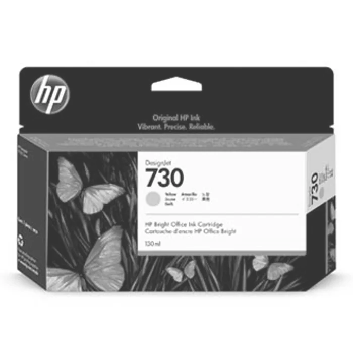 Hauptproduktbild HP originální ink P2V64A, HP 730, yellow, 130ml, HP HP DESIGNJET T1600 SERIES,1700 SERIES