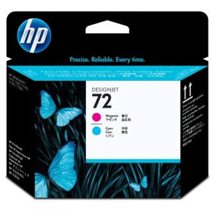 Hauptproduktbild HP originální tisková hlava C9383A, HP 72, magenta/cyan, HP Designjet T1100, T770