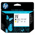HP Original Druckkopf C9384A, HP 72, mattschwarz/gelb, HP Designjet T1100, T770