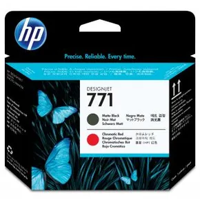 HP Original Druckkopf CE017A, HP 771, matte black/chromatic red, HP HP Designjet Z6200, Z6600, Z6800