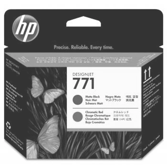 Hauptproduktbild HP originální tisková hlava CE017A, HP 771, matte black/chromatic red, HP HP Designjet Z6