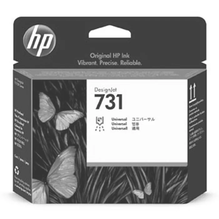 Hauptproduktbild HP originální tisková hlava P2V27A, HP 731, black, 1ks, HP pro DesignJet T1700, T1700 Pos