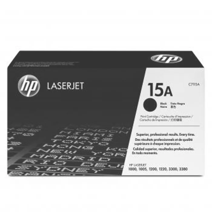 Hauptproduktbild HP originální toner C7115A, black, 2500str., HP 15A, HP LaserJet 1000, 1200, 1200n, 1220,