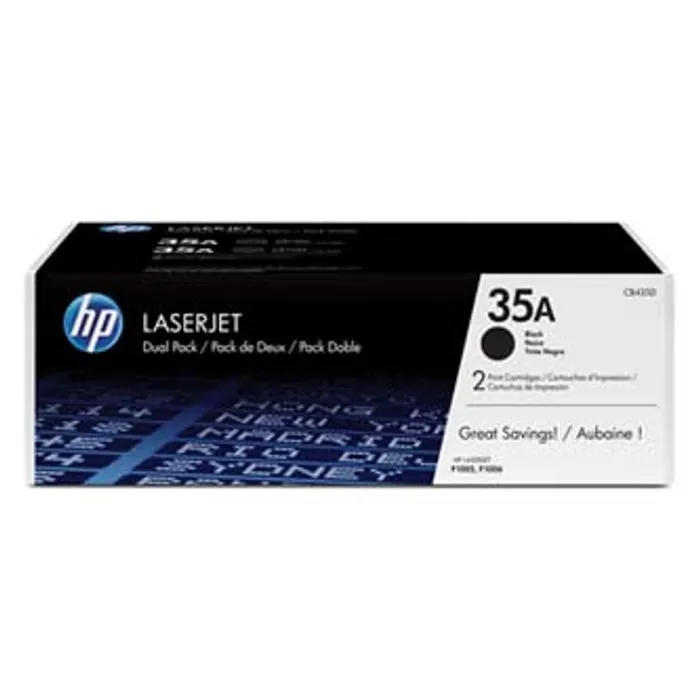 Hauptproduktbild HP originální toner CB435AD, black, 3000 (2x1500)str., HP 35A, HP LaserJet P1005, 1006, d