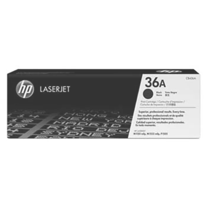Hauptproduktbild HP originální toner CB436A, black, 2000str., HP 36A, HP LaserJet P1505, M1522n, nf MFP, O
