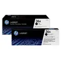 HP Original Toner CB436AD, black, 4000 (2x2000)S, HP 36A, HP LaserJet P1505, M1522n, nf MFP, dual pack, O