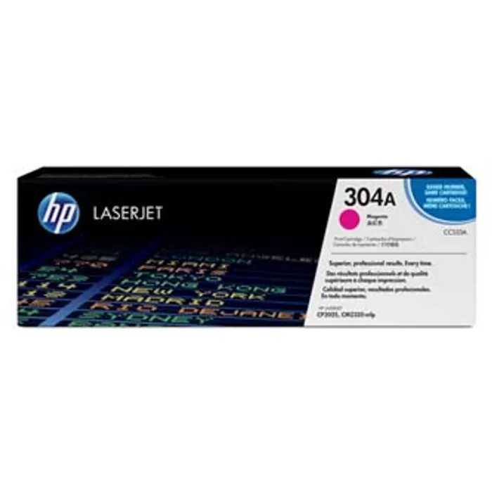 Hauptproduktbild HP originální toner CC533A, magenta, 2800str., HP 304A, HP Color LaserJet CP2025, CM2320,