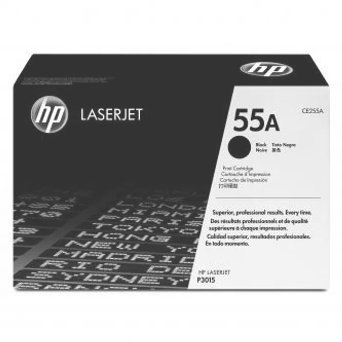 Hauptproduktbild HP originální toner CE255A, black, 6000str., HP 55A, HP LaserJet P3015, LaserJet Pro 500