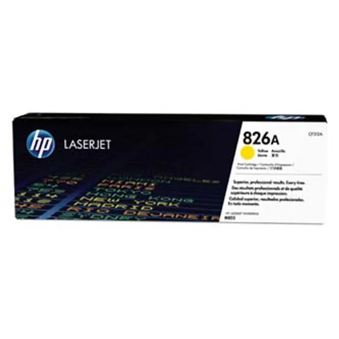 Hauptproduktbild HP originální toner CF312A, yellow, 31500str., HP 826A, HP Color LaserJet Enterprise M855