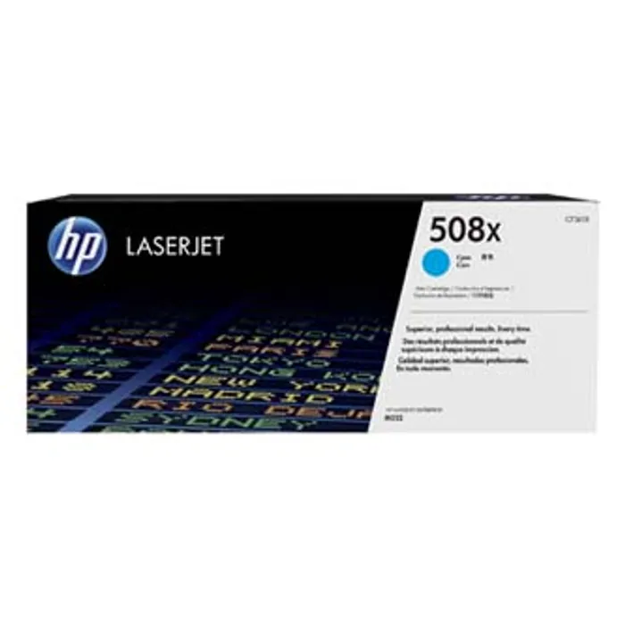 Hauptproduktbild HP originální toner CF361X, cyan, 9500str., HP 508X, high capacity, HP Color LaserJet Ent