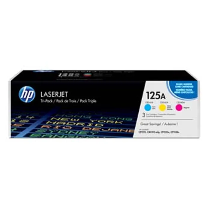 Hauptproduktbild HP originální toner CF373AM, CMY, 4200 (3x1400)str., HP 125A, HP Color LaserJet CP1215, C