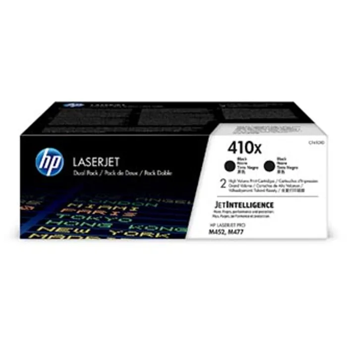 Hauptproduktbild HP originální toner CF410XD, black, 13000 (2x6500)str., HP 410X, high capacity, HP LJ Pro