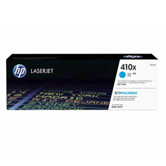 Hauptproduktbild HP originální toner CF411X, cyan, 5000str., HP 410X, high capacity, HP LJ Pro M452, LJ Pr