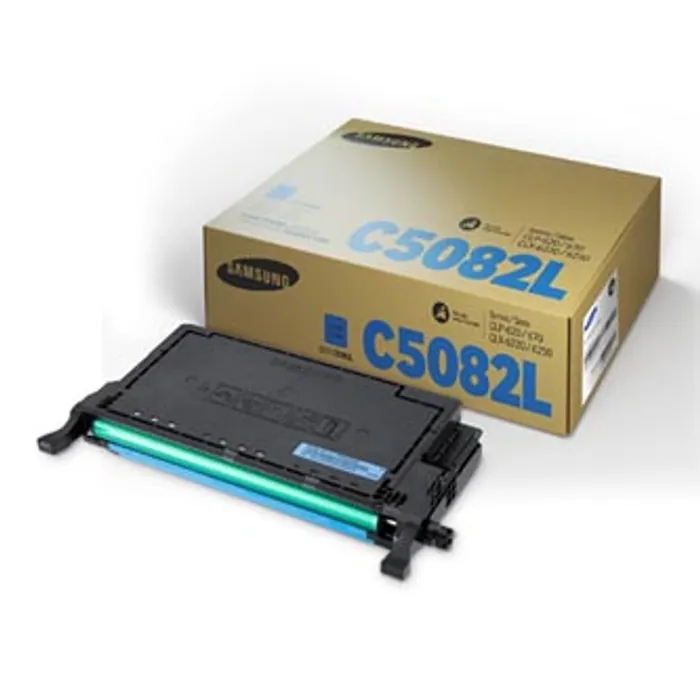 Hauptproduktbild HP originální toner SU055A, CLT-C5082L, cyan, 4000str., C5082L, high capacity, Samsung CL