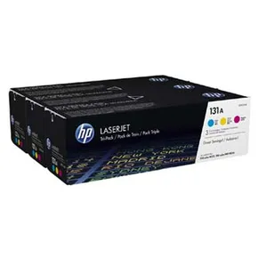 HP Original Toner U0SL1AM, CMY, 5400 (3x1800)S, HP 131A CMY, HP LaserJet Pro M276, M251, 3Stk, O