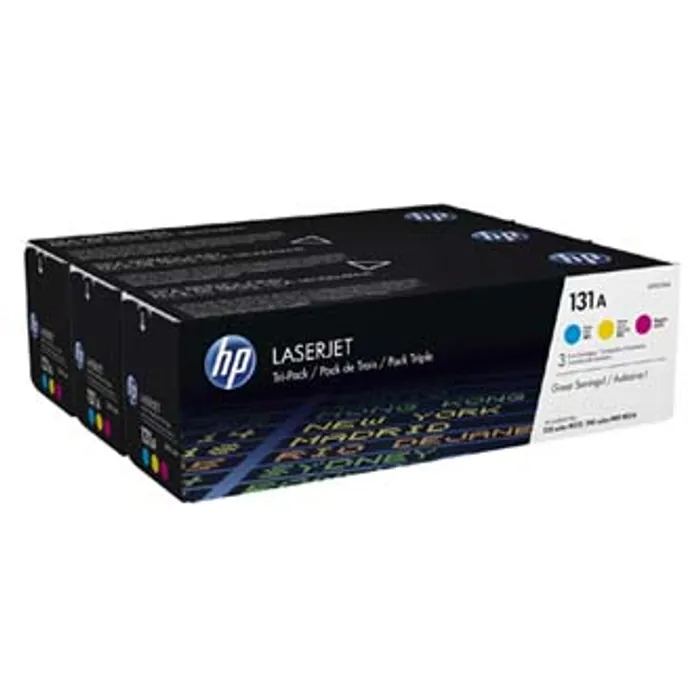 Hauptproduktbild HP originální toner U0SL1AM, CMY, 5400 (3x1800)str., HP 131A CMY, HP LaserJet Pro M276, M