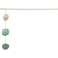 Spielzeugstab mit 3 Bällen, Katzenminze, Holz/Stoff, 40 cm