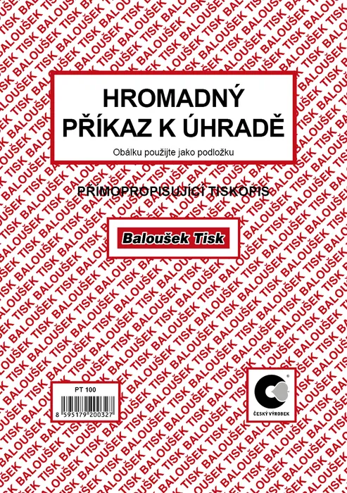 Hauptproduktbild Hromadný příkaz k úhradě A5 PT100