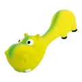 Liegendes Pony - Hantelform, mit Sound, 22 cm, Latex, grün, HipHop
