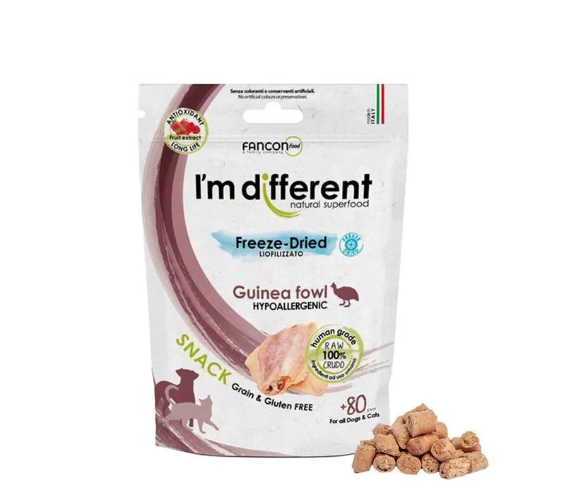 Hauptproduktbild I´M DIFFERENT SNACK perlička -mrazem sušený pamlsek, 40 g