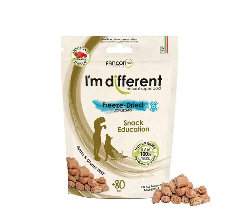 Hauptproduktbild I´M DIFFERENT SNACK výcvikový mrazem sušený pamlsek, 40 g