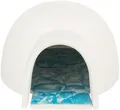 Iglu mit kühlender Keramikplatte, 13 x 9 x 15 cm, weiß