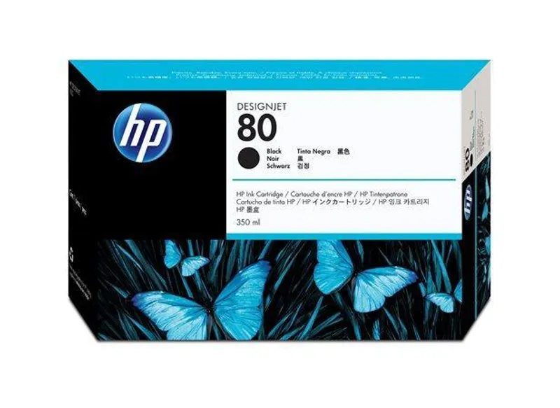 Hauptproduktbild Inkjet cart.pro "DesignJet 1050C, 1055CN" tiskárny, HP "Nr..80" Černá, 350ml