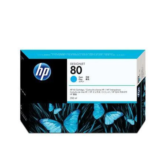Hauptproduktbild Inkjet cart.pro "DesignJet 1050C, 1055CN" tiskárny, HP "Nr..80" Cyan, 350ml