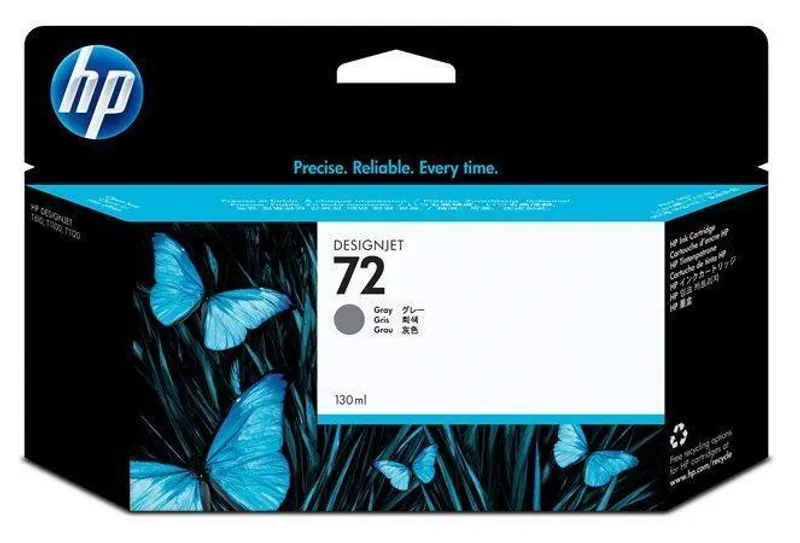 Hauptproduktbild Inkjet cart.pro "DesignJet T610, T1100, T1100ps" tiskárny, HP "Nr.72" Šedá, 130ml