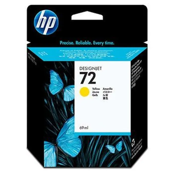Hauptproduktbild Inkjet cart.pro "DesignJet T610, T640, T1100" tiskárny, HP "Nr.72" Žlutá, 69ml