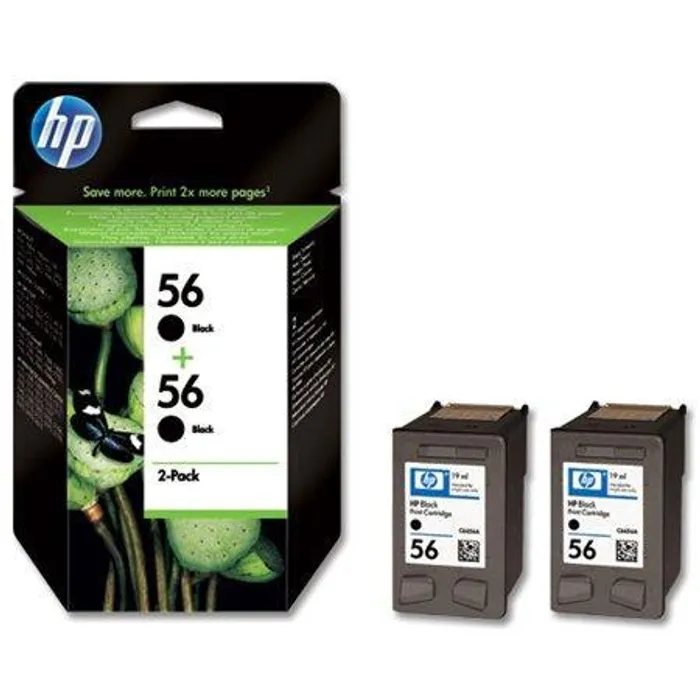 Hauptproduktbild Inkjet cart.pro "DeskJet 5150, 5500" tiskárny, HP "Nr.56" Černá, 2*19ml