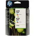Tintenpatronen für HP DeskJet 5150, 5500, Nr. 57, 2x17 ml