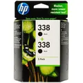 HP Originaltinte CB331EE, HP 338, Schwarz, 900 (2x450) Seiten, 2x11ml, HP 2er-Pack, C8765EE, PS