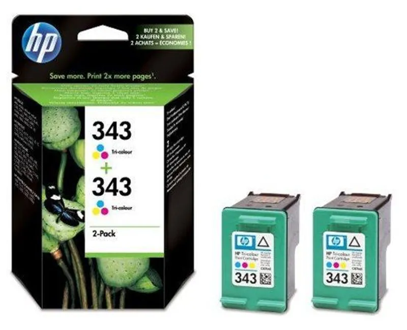 Hauptproduktbild Inkjet cart.pro "DeskJet 5740, 6540" tiskárny, HP "Nr.343" Barevná, 2x7ml