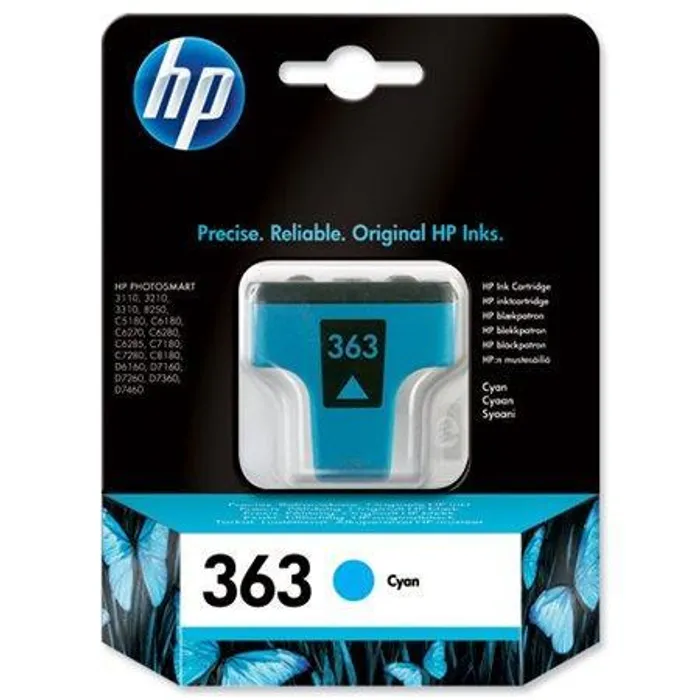 Hauptproduktbild Inkjet cart.pro "Photosmart 3210, 3310, D7460" tiskárny, HP "Nr.363" Cyan, 4ml
