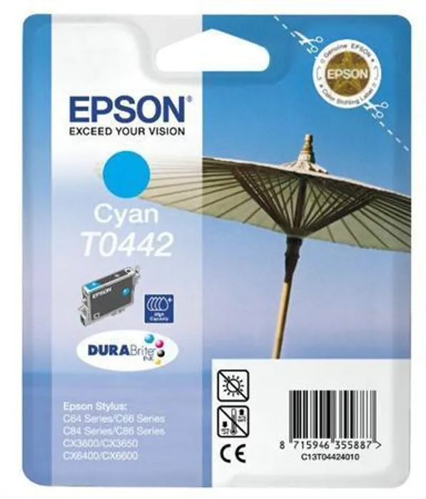 Hauptproduktbild Inkjet cart.pro "Stylus C64, C66, C84" tiskárny, EPSON Cyan, 13ml