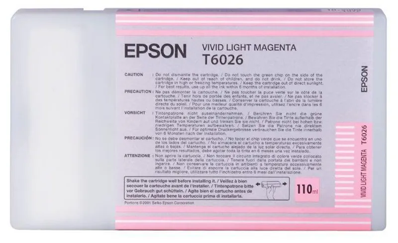 Hauptproduktbild Inkjet cart.pro "StylusPro 7880, 9880" tiskárny, EPSON Vivid Světlá Magenta, 110ml