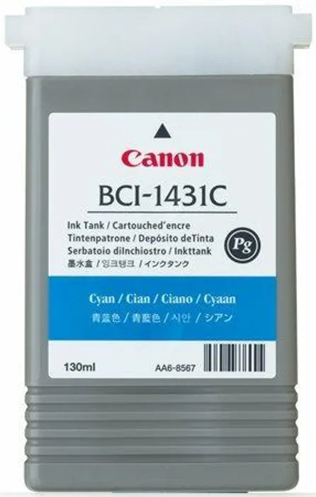 Hauptproduktbild Inkjet cart.pro "W6200, 6400" tiskárny, CANON Cyan, 130ml