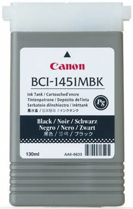 Hauptproduktbild Inkjet cart.pro "W6400" tiskárnu, CANON matná Černá, 130ml