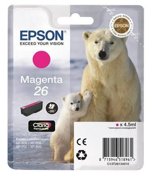 Hauptproduktbild Inkoustová cart. pro tiskárny "XP 600, 700, 800", EPSON Žlutá, 4,5ml