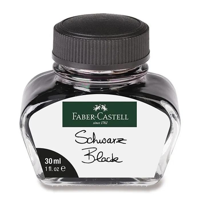 Hauptproduktbild Inkoust pro plnicí pera, černá barva Faber-Castell 149854
