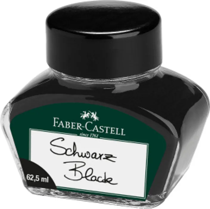 Hauptproduktbild Inkoust ve skleněné nádobce, černá Faber Castell 148700