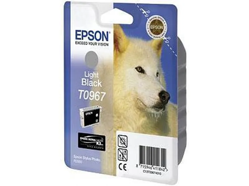 Hauptproduktbild Inkoustová cart. pro tiskárnu "StylusPhoto R2880", EPSON Světlá černá, 11,4ml