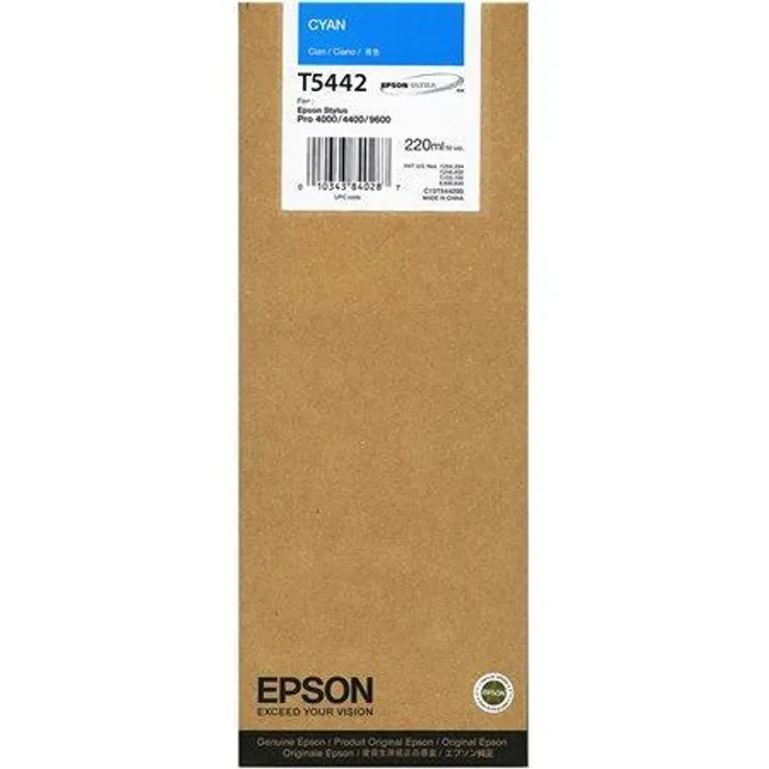 Hauptproduktbild Inkoustová cart. pro tiskárnu "StylusPro 9600", EPSON Cyan, 220ml