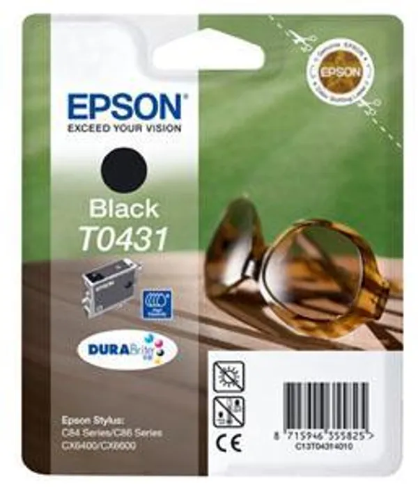 Hauptproduktbild Inkoustová cart. pro tiskárny "Stylus C84, C86, CX6400", EPSON Černá, 29ml