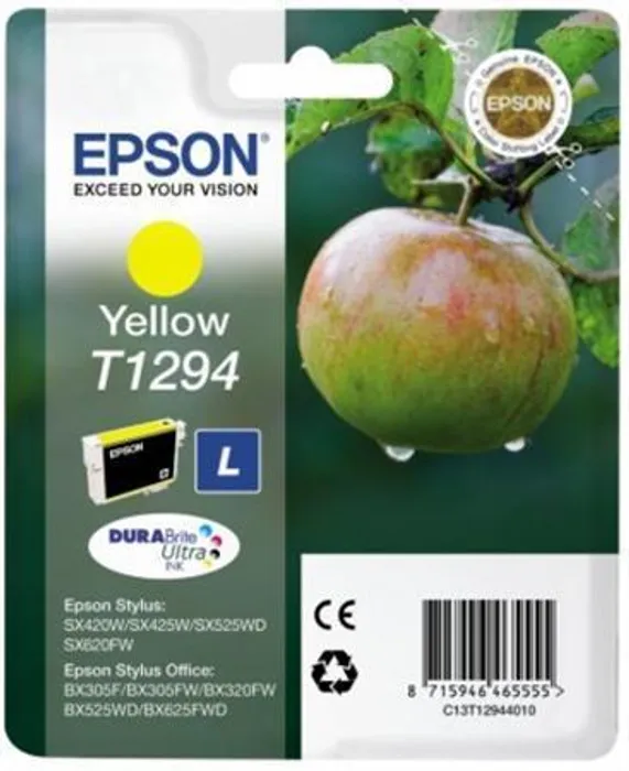 Hauptproduktbild Inkoustová cart. pro tiskárny "Stylus SX420W, SX425W, SX525WD", EPSON Žlutá, 7ml