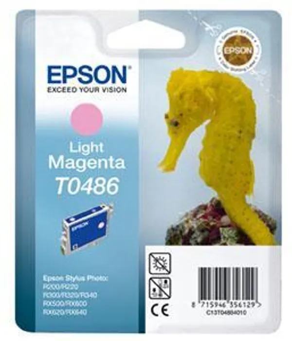 Hauptproduktbild Inkoustová cart. pro tiskárny "StylusPhoto R200, R220, R30", EPSON Světlá Magenta, 13ml