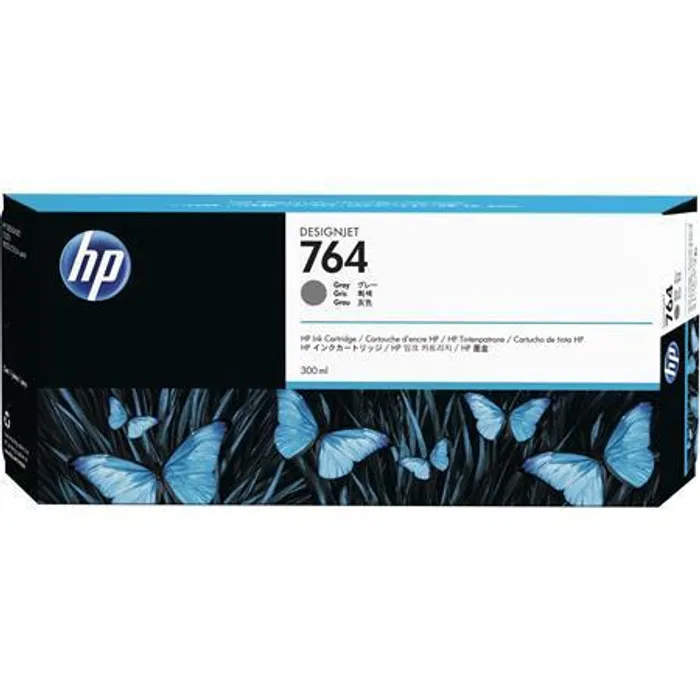 Hauptproduktbild Inkoustová cartridge HP 764, do tiskárny Designjet T3500, šedá, 300 ml, HP