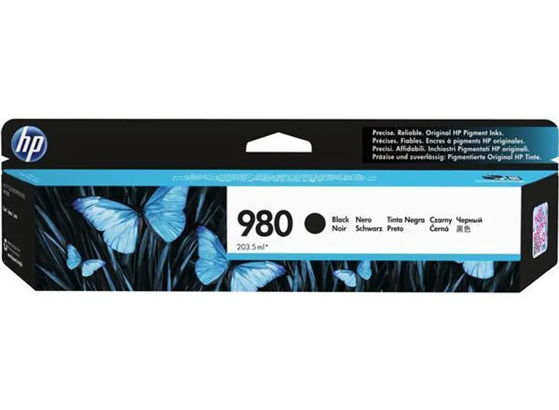Hauptproduktbild Inkoustová cartridge HP 980, do tiskárny Officejet Enterprise Color X585, X555, černá, 10k